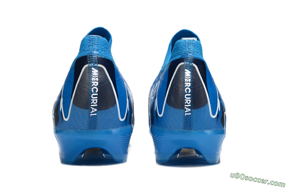 Nike Air Zoom Mercurial Vapor 16 Elite FG Firm Ground Soccer Cleats - Blue/White/Black 5