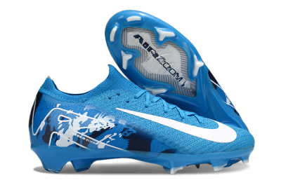 Nike Air Zoom Mercurial Vapor 16 Elite FG Firm Ground Soccer Cleats - Blue/White/Black