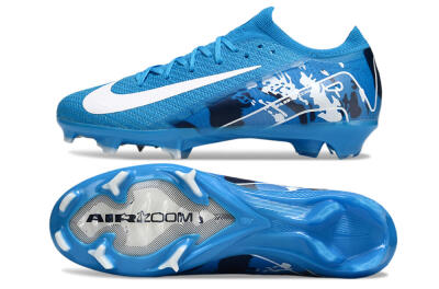 Nike Air Zoom Mercurial Vapor 16 Elite FG Firm Ground Soccer Cleats - Blue/White/Black