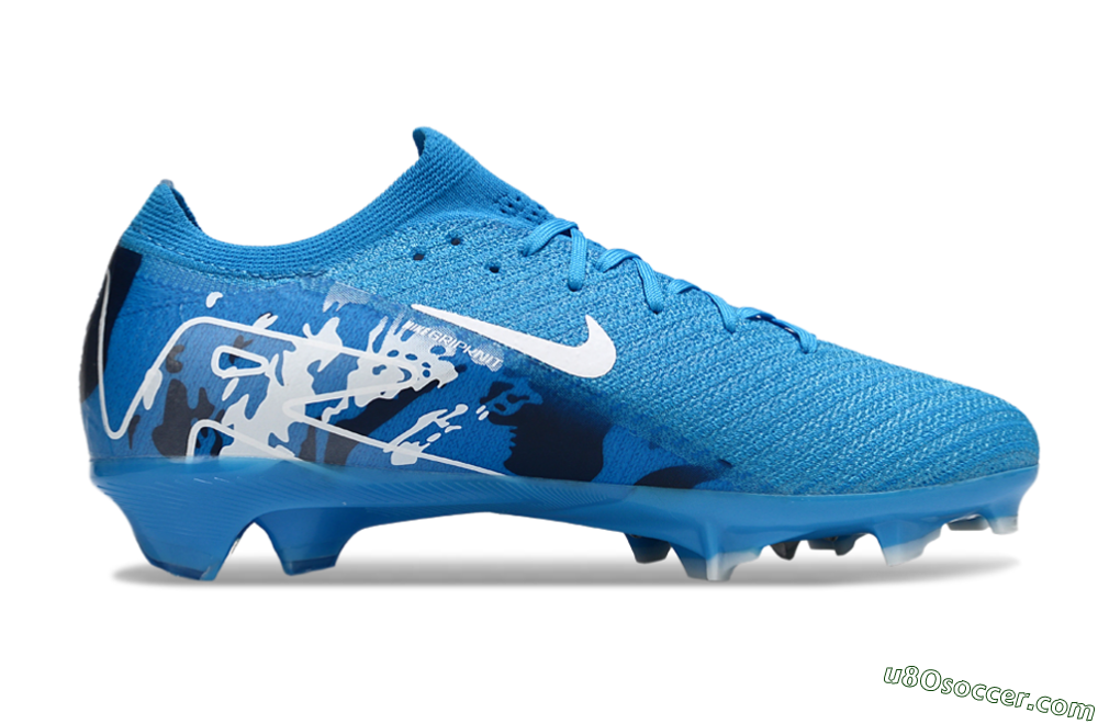 Nike Air Zoom Mercurial Vapor 16 Elite FG Firm Ground Soccer Cleats - Blue/White/Black 7