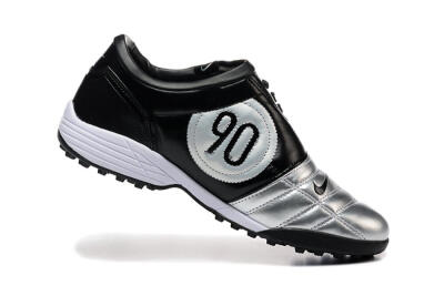 Nike Total 90 III TF Artificial Turf Soccer Shoes - Silver/Black/White