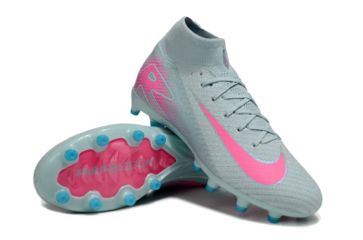 Nike Air Zoom Mercurial Superfly 10 Elite AG Artificial Grass Soccer Cleats - Jade/Pink