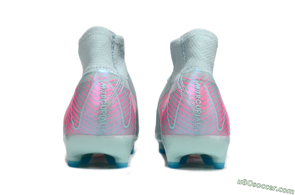 Nike Air Zoom Mercurial Superfly 10 Elite AG Artificial Grass Soccer Cleats - Jade/Pink 5