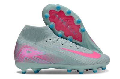Nike Air Zoom Mercurial Superfly 10 Elite AG Artificial Grass Soccer Cleats - Jade/Pink