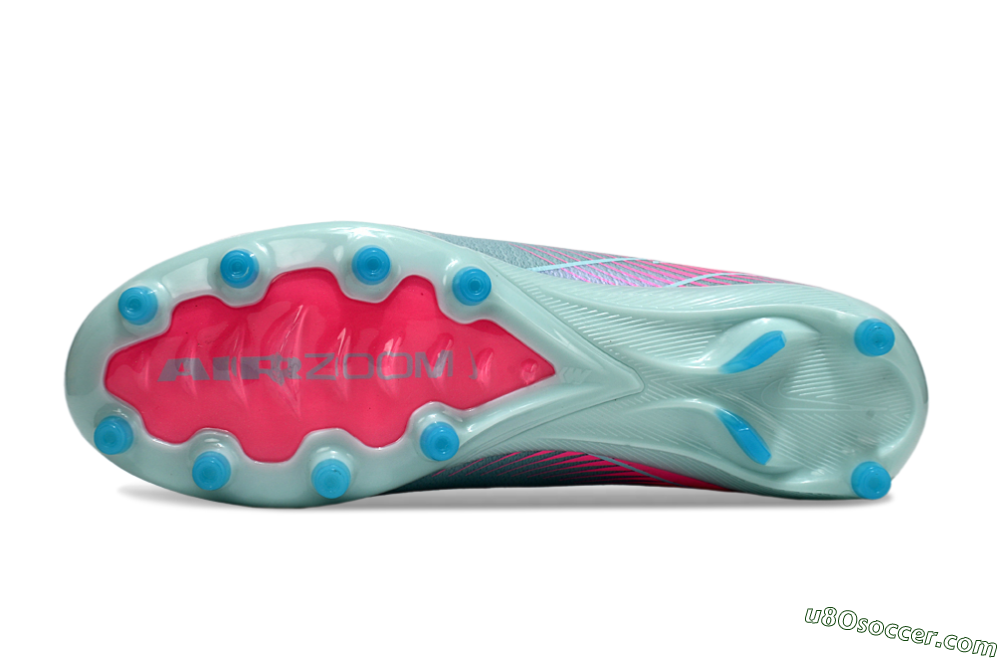 Nike Air Zoom Mercurial Superfly 10 Elite AG Artificial Grass Soccer Cleats - Jade/Pink 6