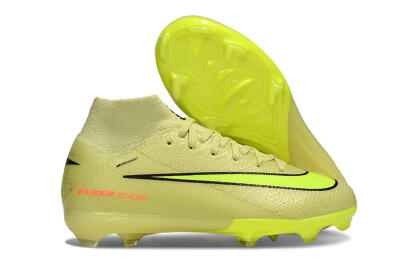 Nike Air Zoom Mercurial Superfly 10 Elite FG Firm Ground Soccer Cleats - Yellow/Black