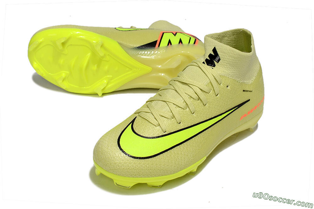 Nike Air Zoom Mercurial Superfly 10 Elite FG Firm Ground Soccer Cleats - Yellow/Black 3