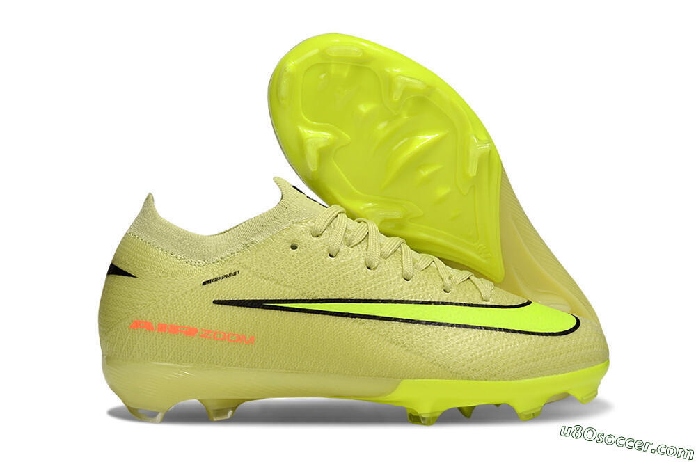 Nike Air Zoom Mercurial Vapor 16 Elite FG Firm Ground Soccer Cleats - Yellow/Black/Red 1