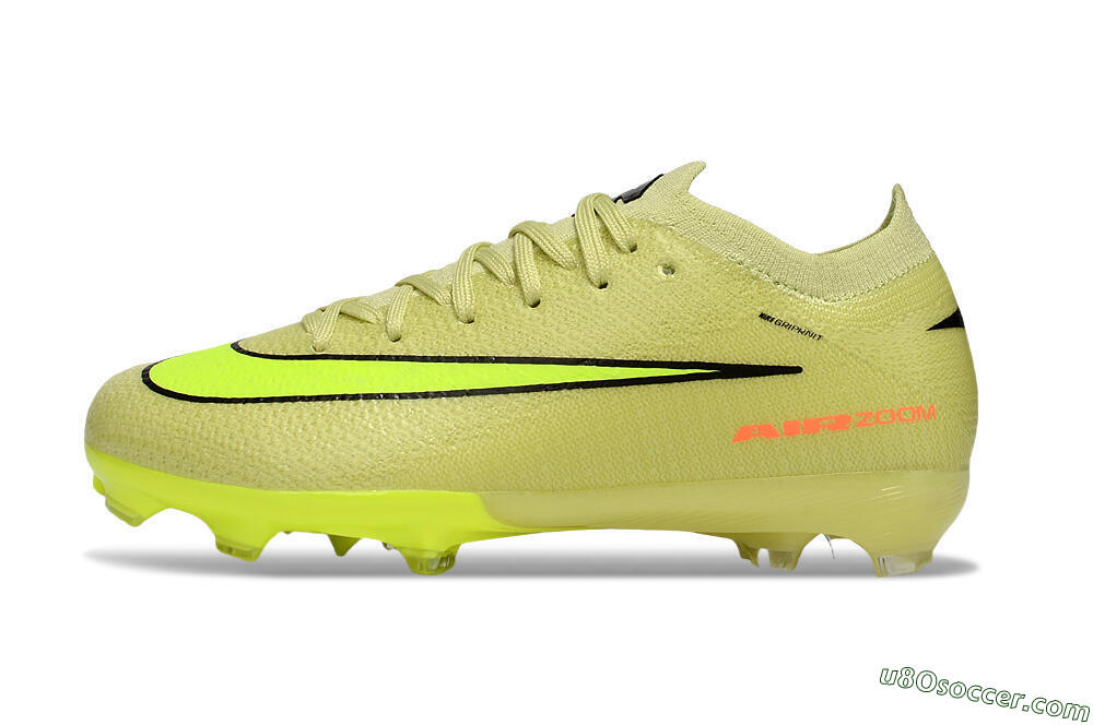 Nike Air Zoom Mercurial Vapor 16 Elite FG Firm Ground Soccer Cleats - Yellow/Black/Red 2