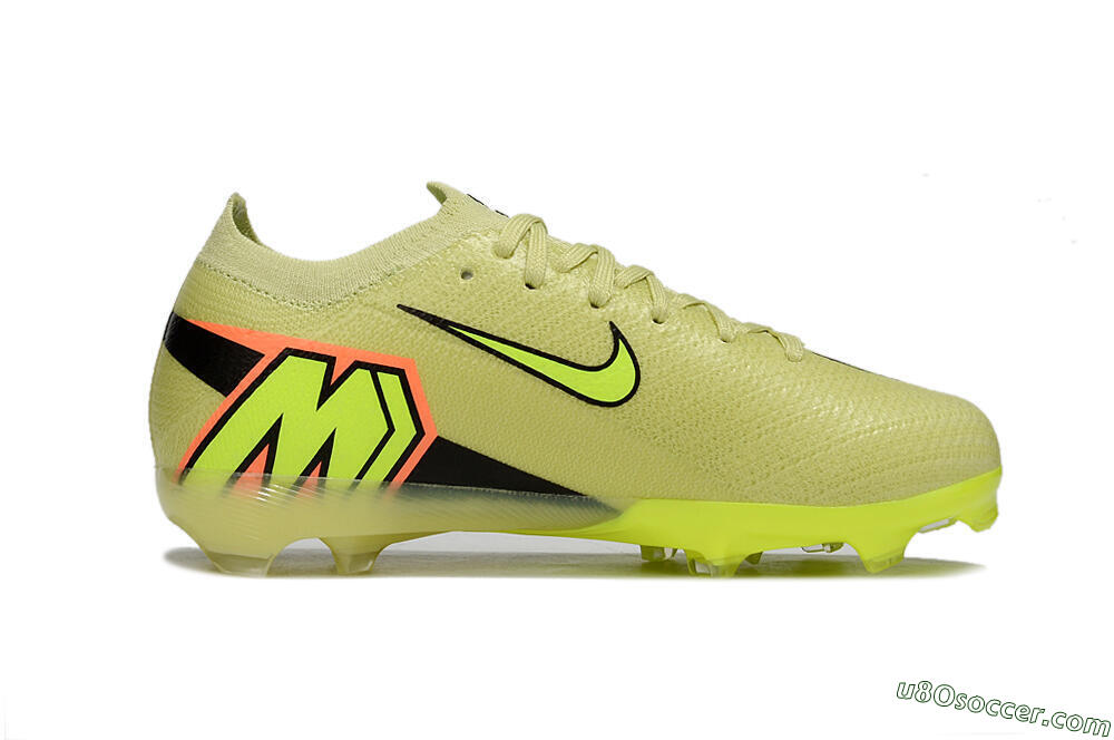 Nike Air Zoom Mercurial Vapor 16 Elite FG Firm Ground Soccer Cleats - Yellow/Black/Red 4
