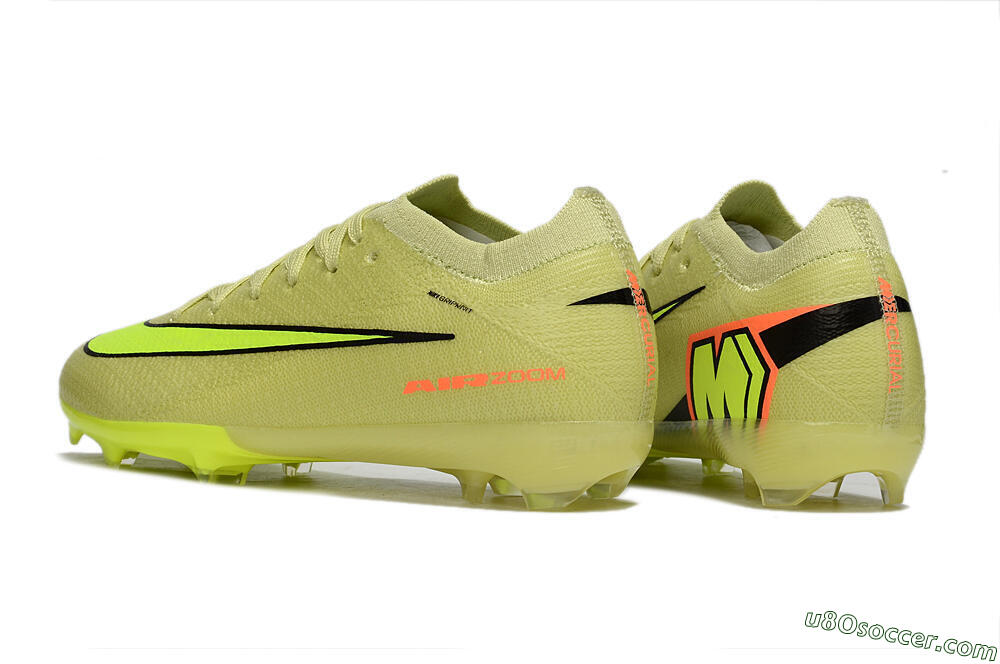 Nike Air Zoom Mercurial Vapor 16 Elite FG Firm Ground Soccer Cleats - Yellow/Black/Red 5