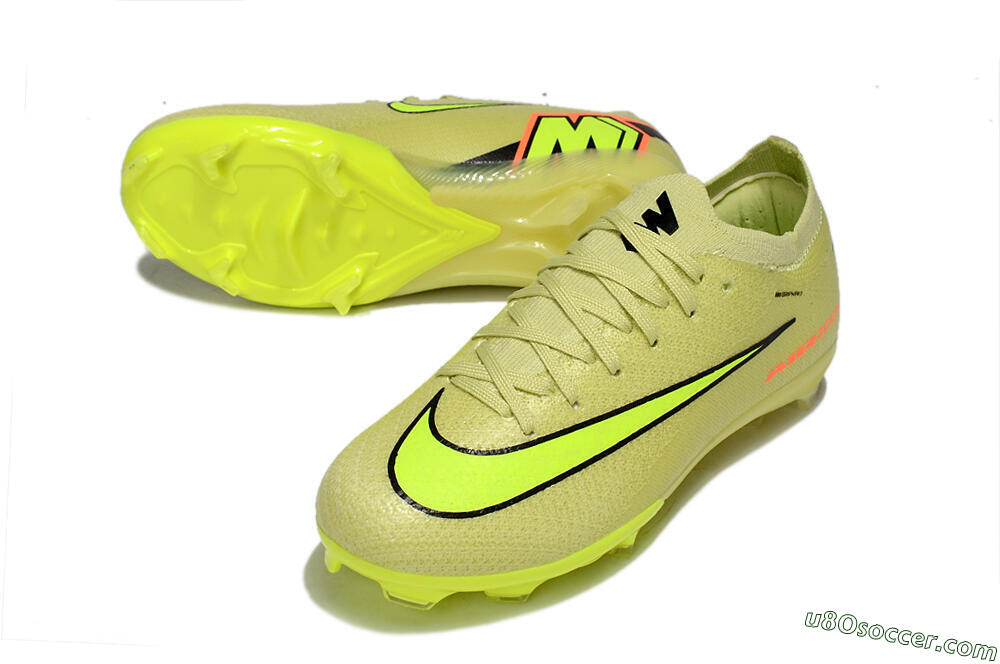 Nike Air Zoom Mercurial Vapor 16 Elite FG Firm Ground Soccer Cleats - Yellow/Black/Red 3