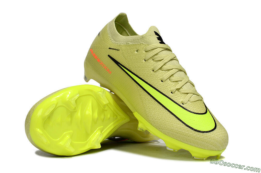 Nike Air Zoom Mercurial Vapor 16 Elite FG Firm Ground Soccer Cleats - Yellow/Black/Red 0