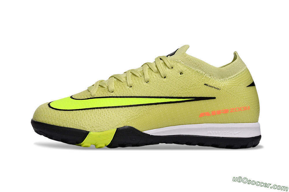 Nike Air Zoom Mercurial Vapor 16 Elite TF Artificial Turf Soccer Shoes - Yellow/Black/Red 2