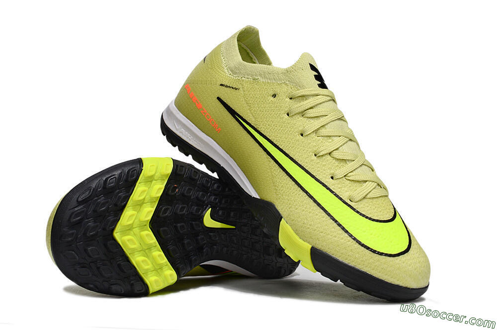 Nike Air Zoom Mercurial Vapor 16 Elite TF Artificial Turf Soccer Shoes - Yellow/Black/Red 0