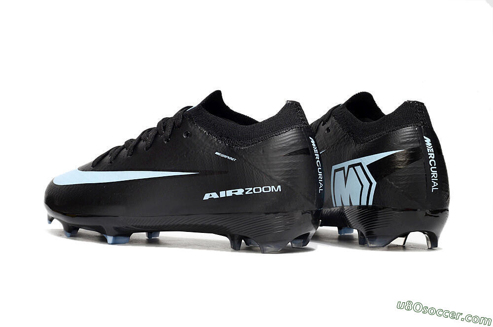 Nike Air Zoom Mercurial Vapor 16 Elite FG Firm Ground Soccer Cleats - Black/Jade 5