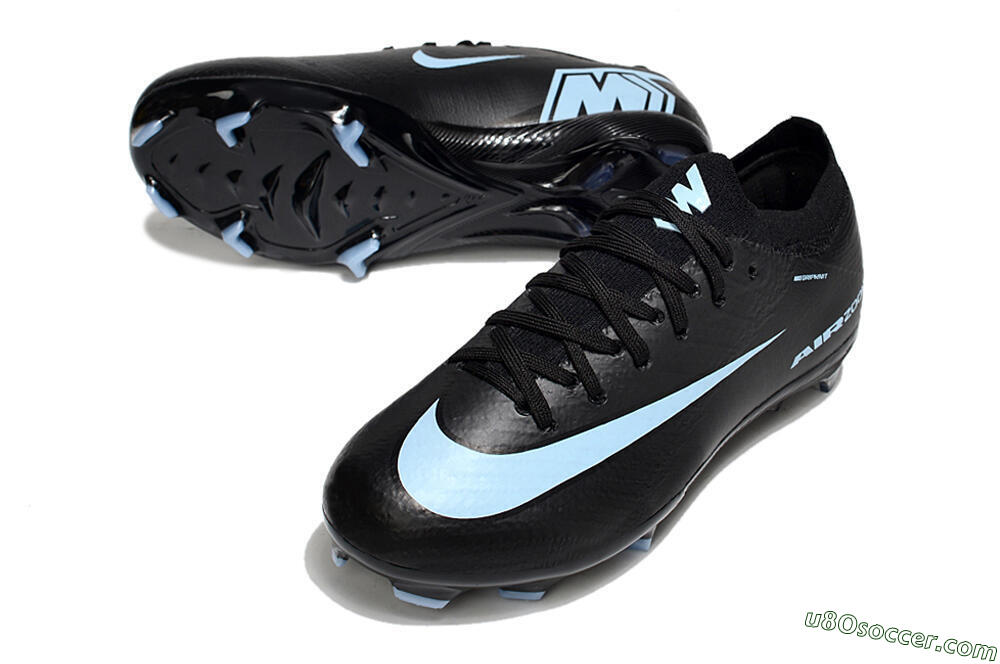 Nike Air Zoom Mercurial Vapor 16 Elite FG Firm Ground Soccer Cleats - Black/Jade 3