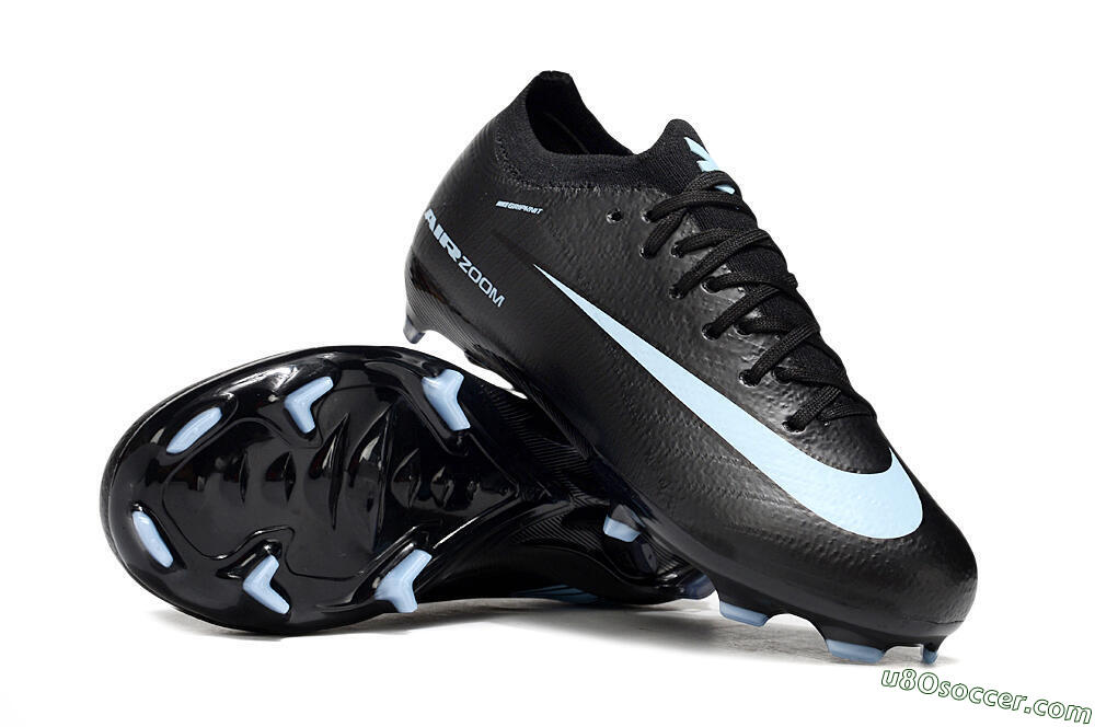 Nike Air Zoom Mercurial Vapor 16 Elite FG Firm Ground Soccer Cleats - Black/Jade 0
