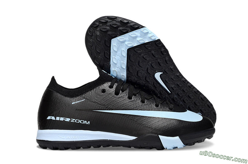 Nike Air Zoom Mercurial Vapor 16 Elite TF Artificial Turf Soccer Shoes - Black/Jade 1