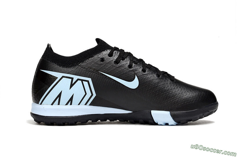 Nike Air Zoom Mercurial Vapor 16 Elite TF Artificial Turf Soccer Shoes - Black/Jade 4
