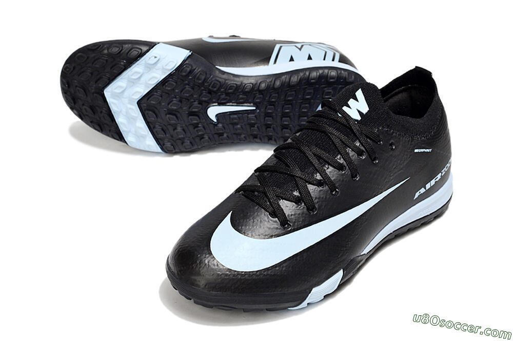 Nike Air Zoom Mercurial Vapor 16 Elite TF Artificial Turf Soccer Shoes - Black/Jade 3
