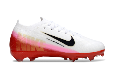 Nike Air Zoom Mercurial Vapor 16 Elite FG Firm Ground Soccer Cleats - White/Black/Red