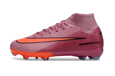 Nike Air Zoom Mercurial Superfly 10 Elite FG Firm Ground Soccer Cleats - Pink/Red/Black