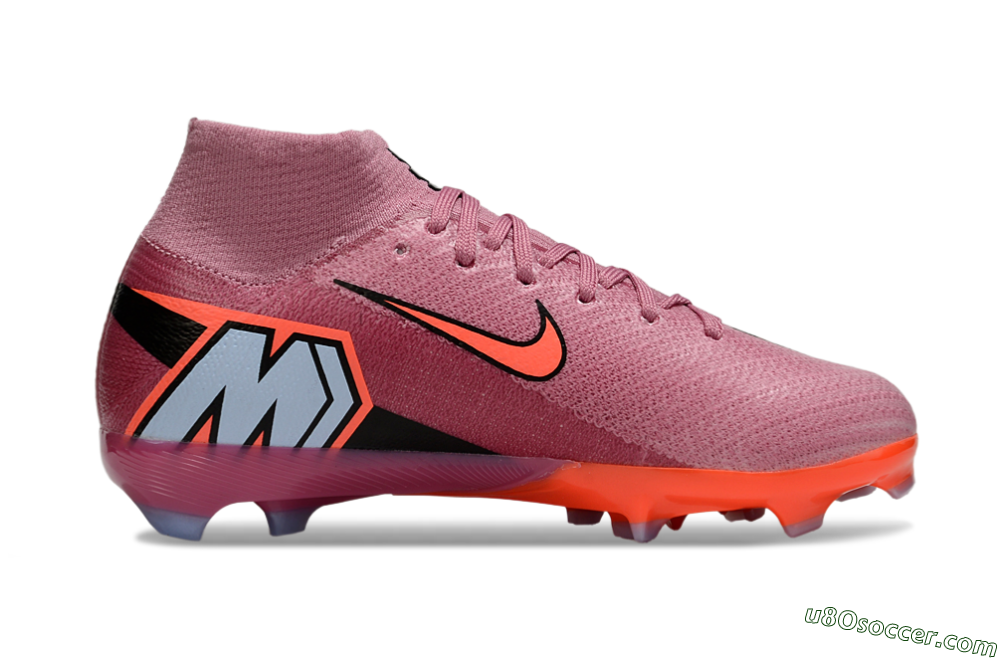 Nike Air Zoom Mercurial Superfly 10 Elite FG Firm Ground Soccer Cleats - Pink/Red/Black 4