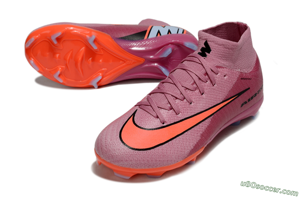 Nike Air Zoom Mercurial Superfly 10 Elite FG Firm Ground Soccer Cleats - Pink/Red/Black 3