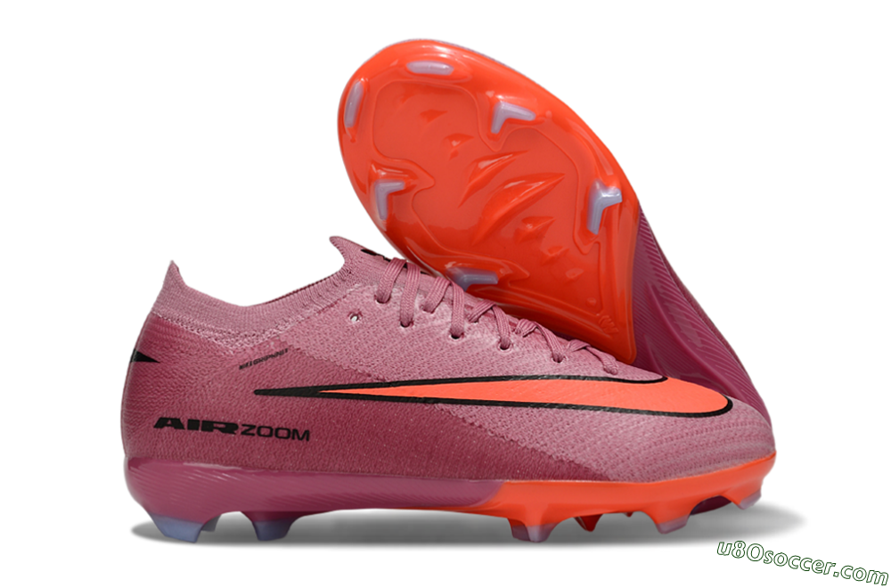 Nike Air Zoom Mercurial Vapor 16 Elite FG Firm Ground Soccer Cleats - Pink/Black/Red 1