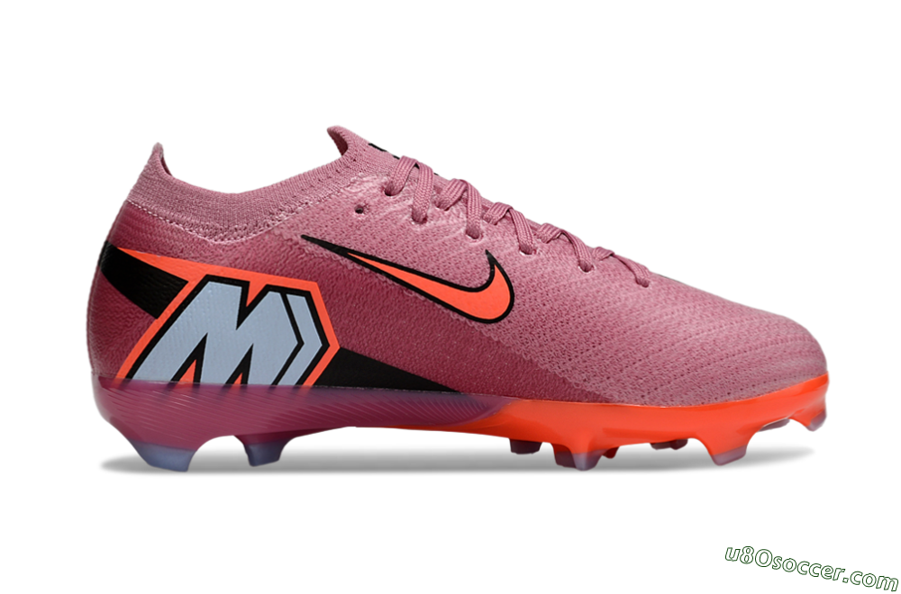 Nike Air Zoom Mercurial Vapor 16 Elite FG Firm Ground Soccer Cleats - Pink/Black/Red 4