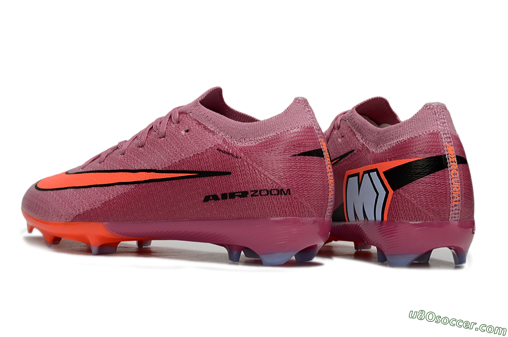 Nike Air Zoom Mercurial Vapor 16 Elite FG Firm Ground Soccer Cleats - Pink/Black/Red 5