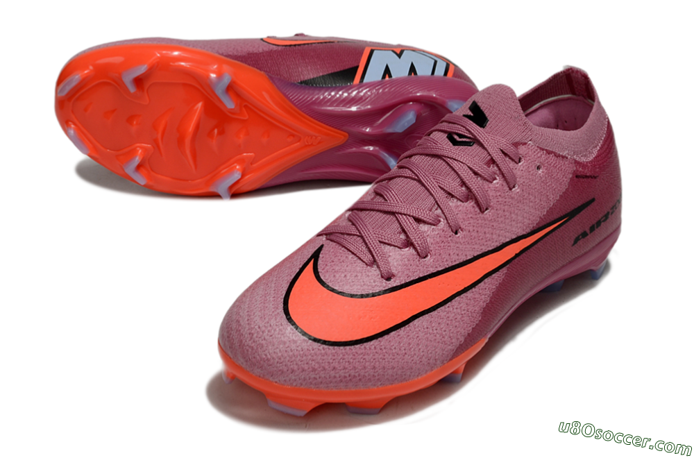 Nike Air Zoom Mercurial Vapor 16 Elite FG Firm Ground Soccer Cleats - Pink/Black/Red 3