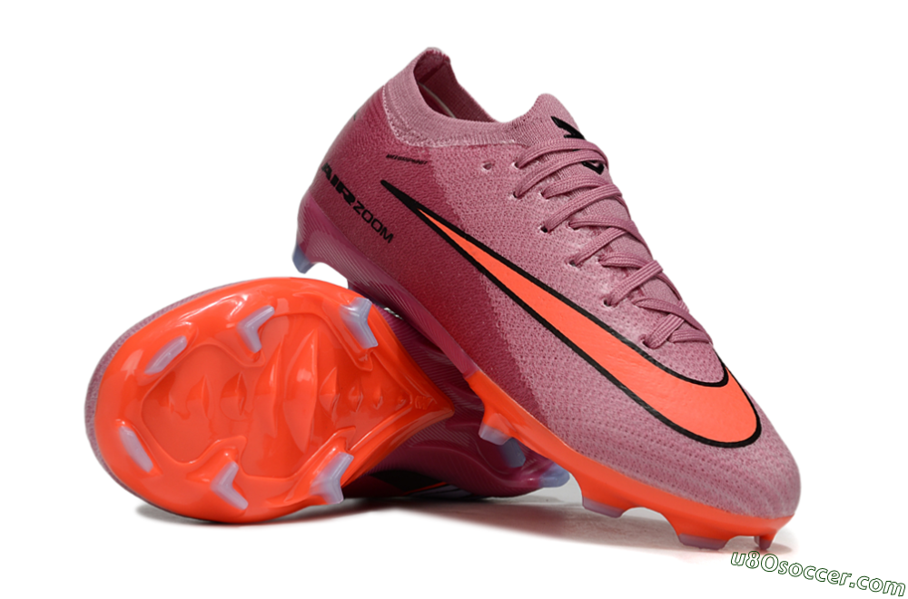 Nike Air Zoom Mercurial Vapor 16 Elite FG Firm Ground Soccer Cleats - Pink/Black/Red 0