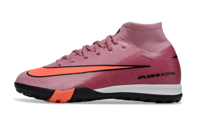 Nike Air Zoom Mercurial Superfly 10 Elite TF Artificial Turf Soccer Shoes - Pink/Red/Black
