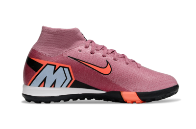Nike Air Zoom Mercurial Superfly 10 Elite TF Artificial Turf Soccer Shoes - Pink/Red/Black