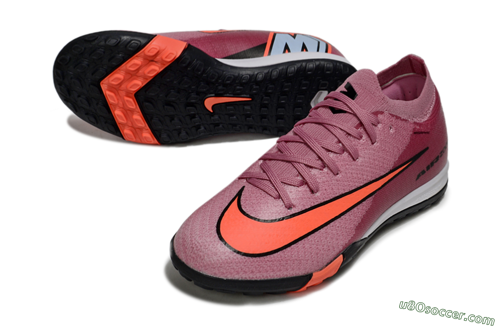 Nike Air Zoom Mercurial Vapor 16 Elite TF Artificial Turf Soccer Shoes - Pink/Black/Red 3