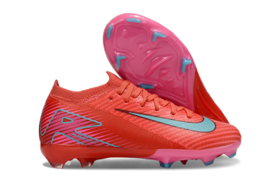 Nike Air Zoom Mercurial Vapor 16 Elite FG Firm Ground Soccer Cleats - Red/Jade/White