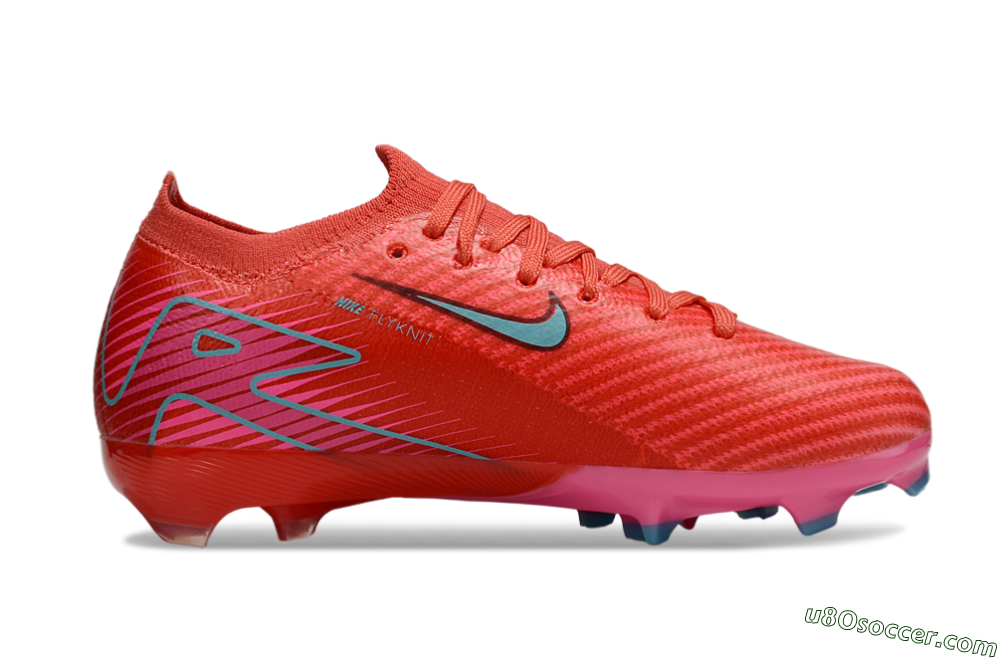 Nike Air Zoom Mercurial Vapor 16 Elite FG Firm Ground Soccer Cleats - Red/Jade/White 4