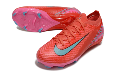 Nike Air Zoom Mercurial Vapor 16 Elite FG Firm Ground Soccer Cleats - Red/Jade/White