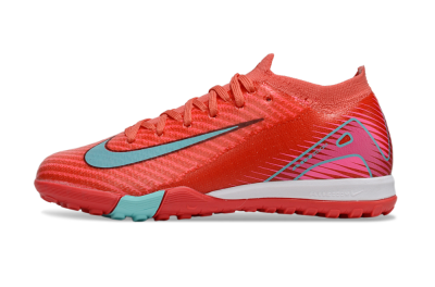 Nike Air Zoom Mercurial Vapor 16 Elite TF Artificial Turf Soccer Shoes - Red/Jade/White