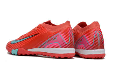 Nike Air Zoom Mercurial Vapor 16 Elite TF Artificial Turf Soccer Shoes - Red/Jade/White