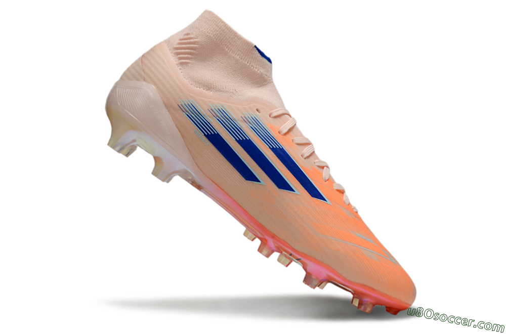 Adidas F50 Elite Mid FG Firm Ground Soccer Cleats - Red/Blue/White 4