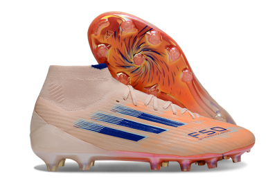 Adidas F50 Elite Mid FG Firm Ground Soccer Cleats - Red/Blue/White