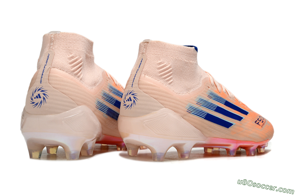 Adidas F50 Elite Mid FG Firm Ground Soccer Cleats - Red/Blue/White 6