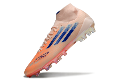 Adidas F50 Elite Mid FG Firm Ground Soccer Cleats - Red/Blue/White