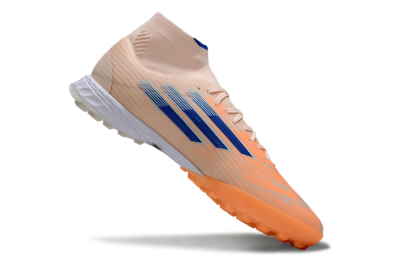 Adidas F50 Elite Mid TF Artificial Turf Soccer Cleats - Red/Blue/White
