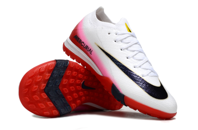 Nike Air Zoom Mercurial Vapor 16 Elite TF Artificial Turf Soccer Shoes - White/Black/Red