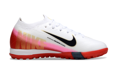 Nike Air Zoom Mercurial Vapor 16 Elite TF Artificial Turf Soccer Shoes - White/Black/Red