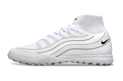 Nike Air Zoom Mercurial Superfly 10 Elite TF Artificial Turf Soccer Shoes - White/Beige/Black